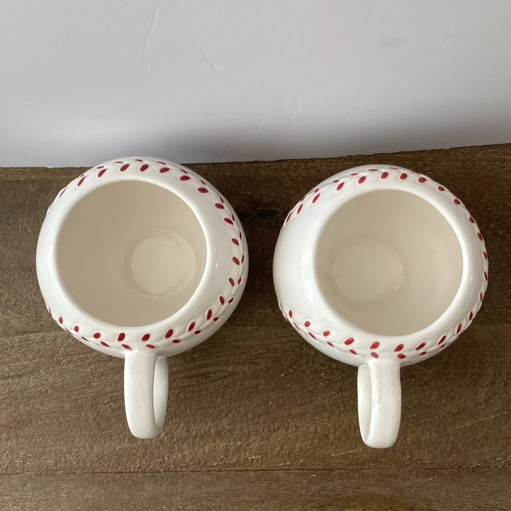 Teleflora Gifts Set of 2 Baseball Coffee‎ Mugs